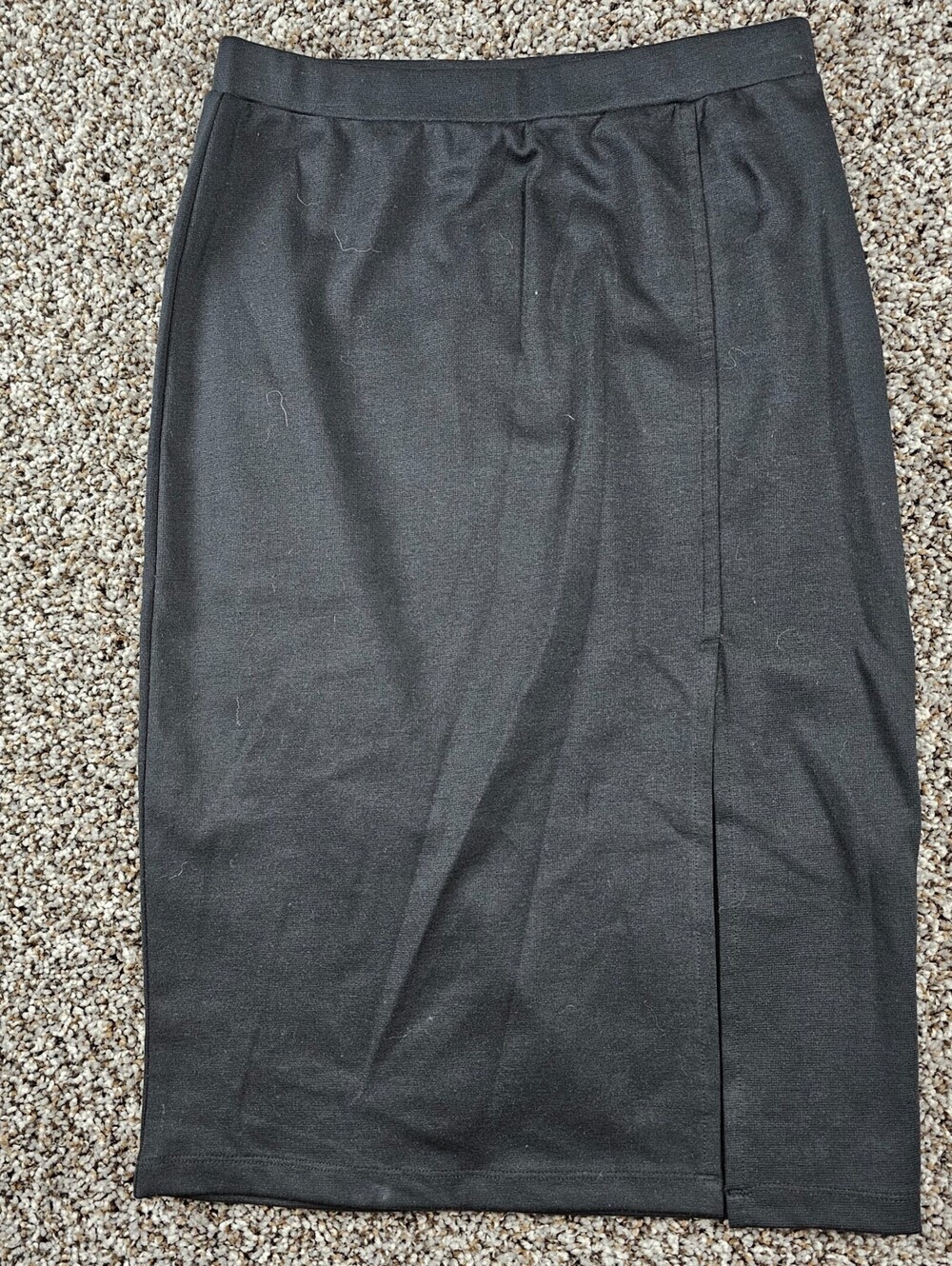 Olsenboye Womens Sz M Mid Length Pencil Skirt Solid Black